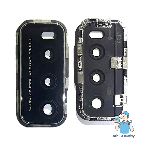 Camera Lens Glass with Frame for Vivo Y12s White